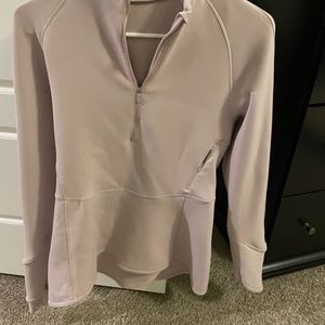 Light pink women’s lulu lemon pull over